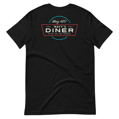 Wavy H2O Diner Black Shirt