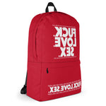 FUCK.LOVE.SEX. Red Backpack 2