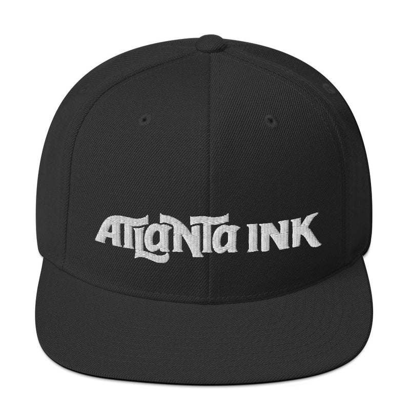 ATLANTA INK Black Snapback Hat