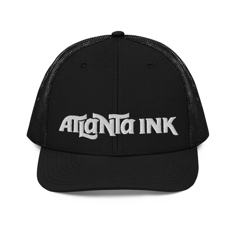 ATLANTA INK Black Trucker Cap